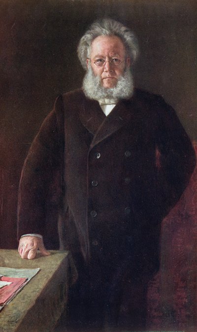 Henrik Ibsen by German School