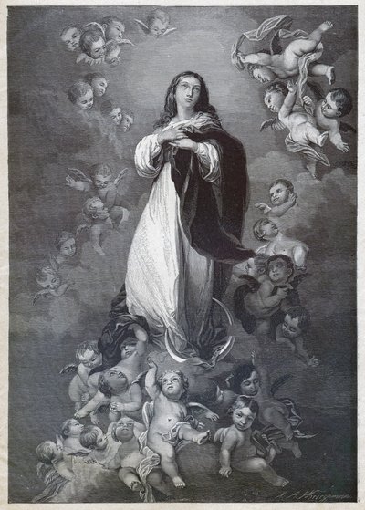 Immaculate Conception (Engraving) by German School
