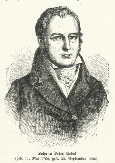 Johann Peter Hebel, German Poet by German School