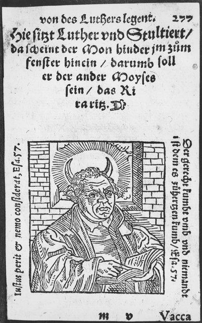 Legend of Martin Luther by German School