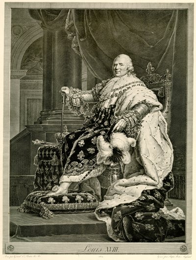 Ludwig XVIII by German School