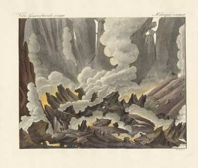 Mount Etna of Sicily by German School