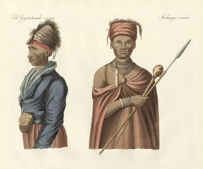 Natives of South Africa by German School