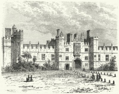 Palace of Whitehall, London by German School