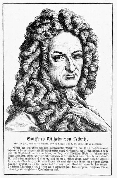 Portrait of Gottfried Wilhelm Leibniz by German School