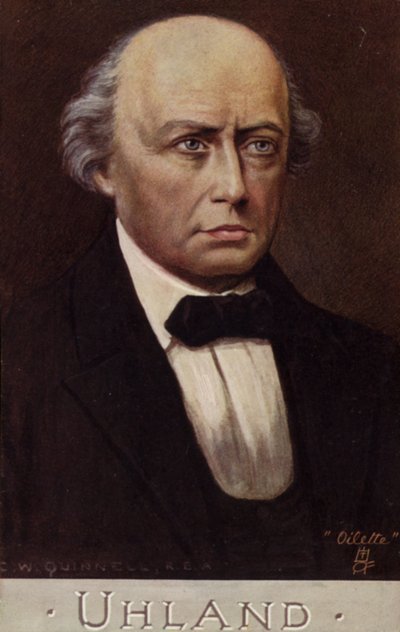 Portrait of Ludwig Uhland by German School