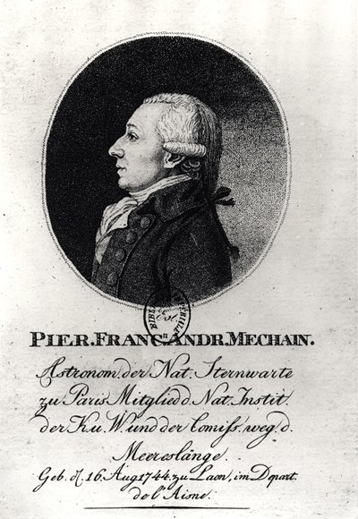 Portrait of Pierre Mechain by German School