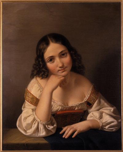 Portrait of a Young Woman by German School