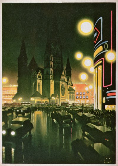 Postcard depicting Berlin, c.1930-6 by German School