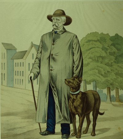 Prince Otto von Bismarck in Friedrichsruh by German School