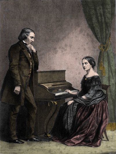 Robert and Clara Schumann, German musicians by German School