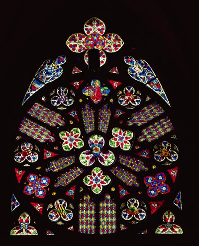 Rose Window by German School