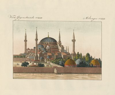 Saint Sophia Cathedral in Constantinople by German School