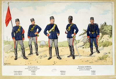 Soldiers of the Turkish Army, c.1900 by German School