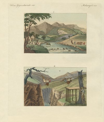South American Rope Bridges by German School