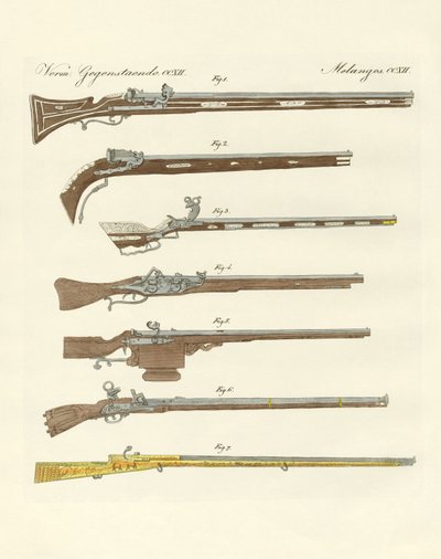 Strange Fire Guns by German School