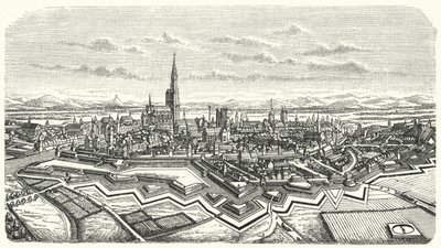 Strasbourg in the 17th Century by German School