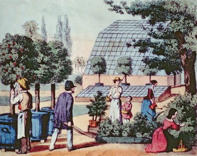 Tending the Garden by German School