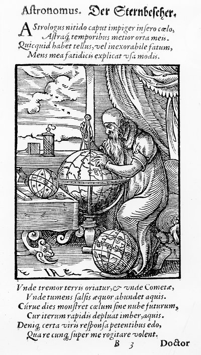 The Astronomer, published by Hartman Schopper by German School