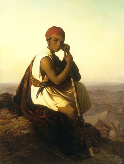 The Bedouin Boy by German School