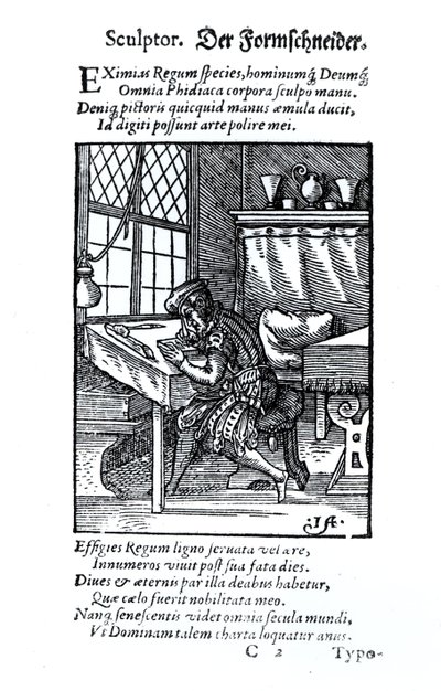 The Engraver, published by Hartman Schopper by German School