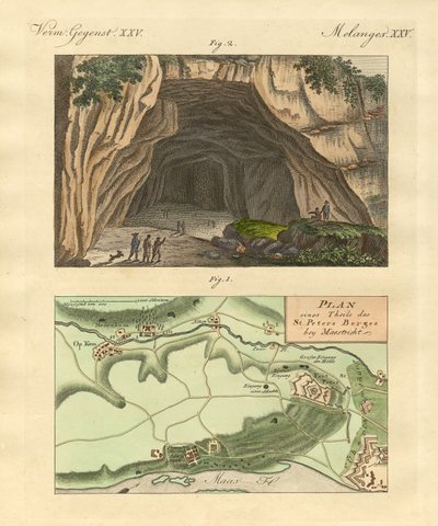 The Maastricht Caves from Outside by German School