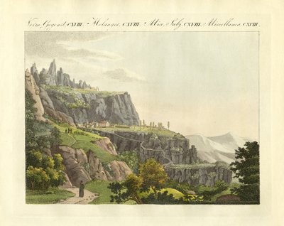 The Montserrat in Spain by German School