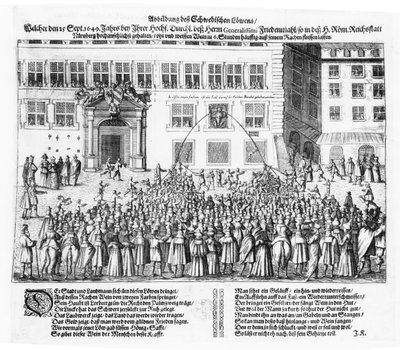 The Peace of Nuremberg, 25th September 1649 by German School