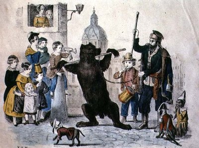 The Performing Bear by German School