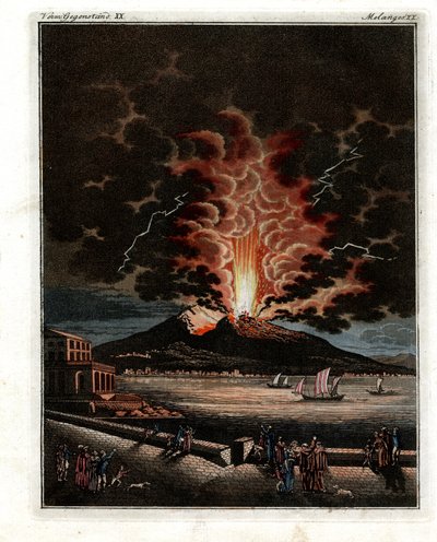 The Vesuvius by German School