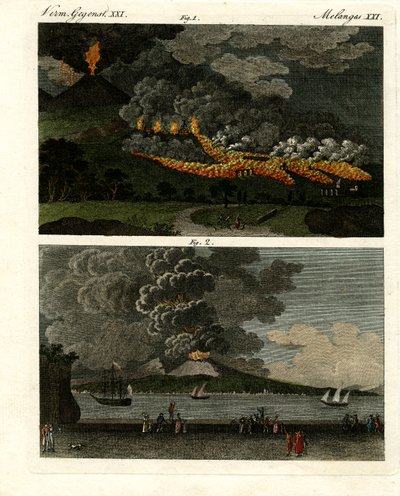 The Vesuvius by German School