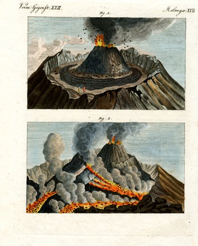 The Vesuvius by German School