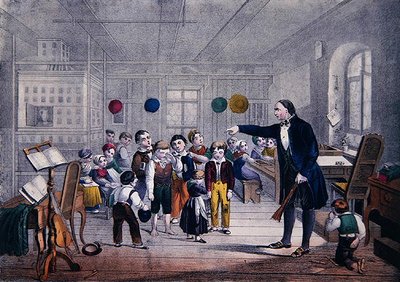 The Village Schoolmaster, c.1850 by German School