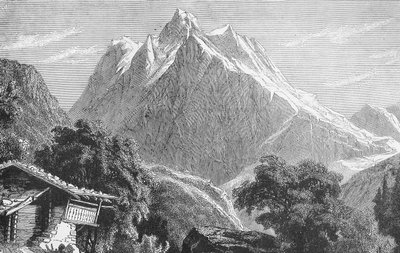 The Wetterhorn by German School