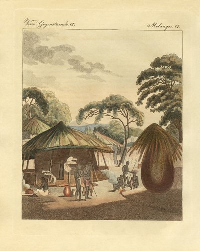 The flat of the Bechuans by German School