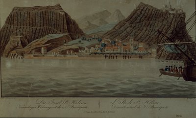 The Island of St. Helena by German School