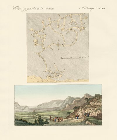 The labyrinth of Crete by German School