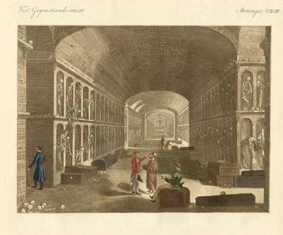 The large catacombs near Palermo by German School