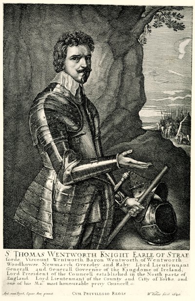 Thomas Wentworth by German School
