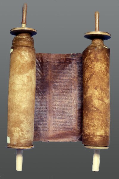 Torah scroll by German School
