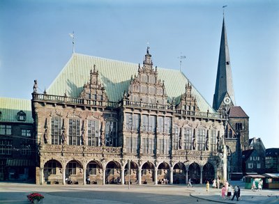 View of the Town Hall, built 1405-09 by German School