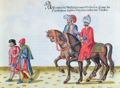 Wallachian and Moldavian Noblemen, Late Sixteenth Century by German School