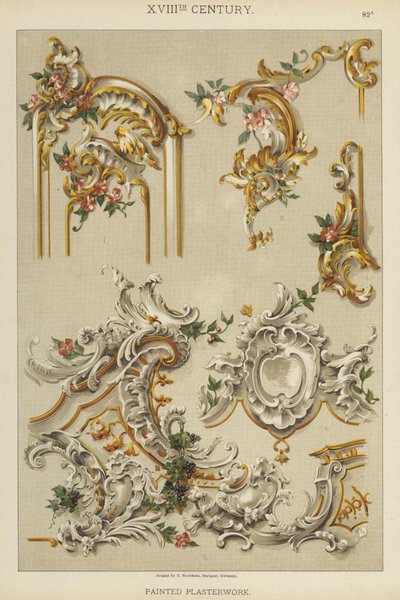 18th Century, Painted Plasterwork by German School