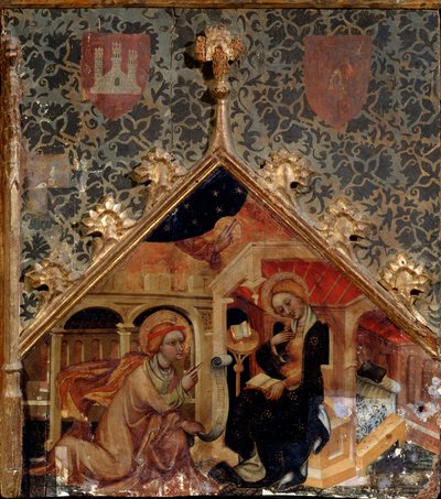 The Annunciation by German master.
