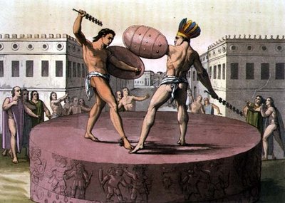 Sacrifice of the Gladiators by Gerolamo Fumagalli
