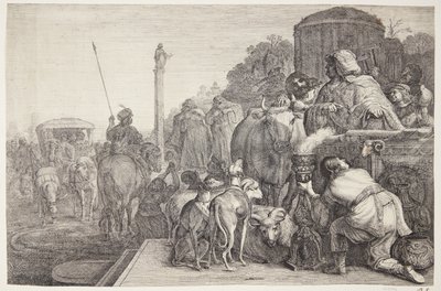 Paul and Barnabas in Lystra by Gerrit Claesz. Bleker