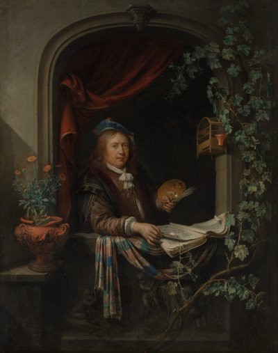 Self-Portrait, ca. 1665 by Gerrit Dou