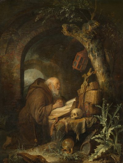 The Hermit by Gerrit Dou