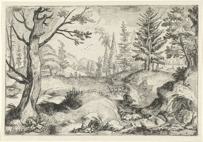 Landscape with Stream (Landscapes) by Gerrit Gauw