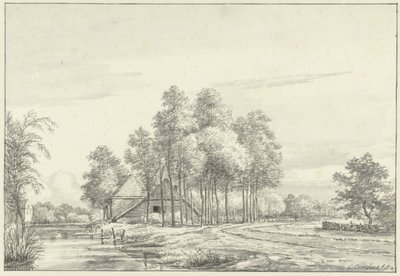 View Near Oudewater by Gerrit Lamberts